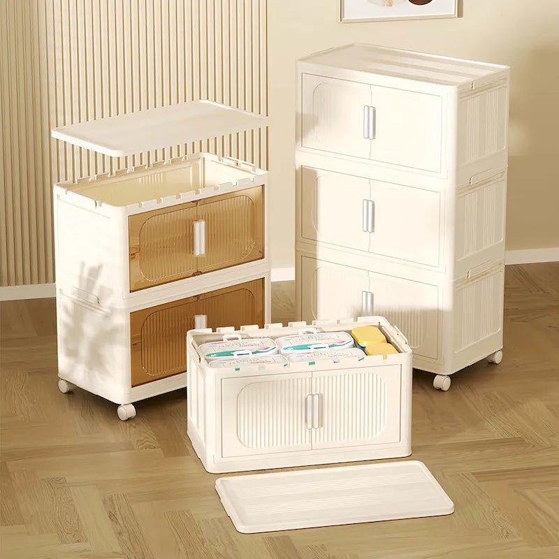 19.69 Side Wide Folding Storage Cabinet – Ac Wood Furniture