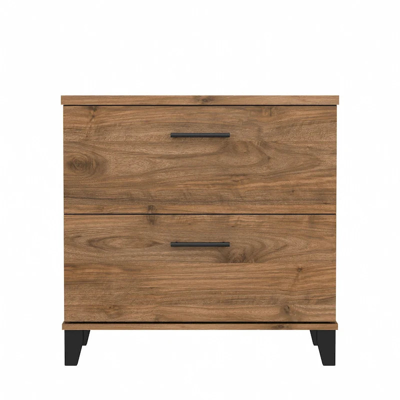 Bush Furniture Somerset 2 Drawer Lateral File Cabinet with Storage
