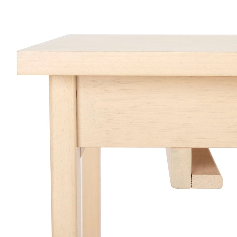 SAFAVIEH Neoma 3 Piece Pub Set - White Oak - 42.1 x 17.7 x 36.2 - 42Wx18Dx36H