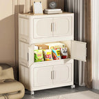 19.69 Side Wide Folding Storage Cabinet