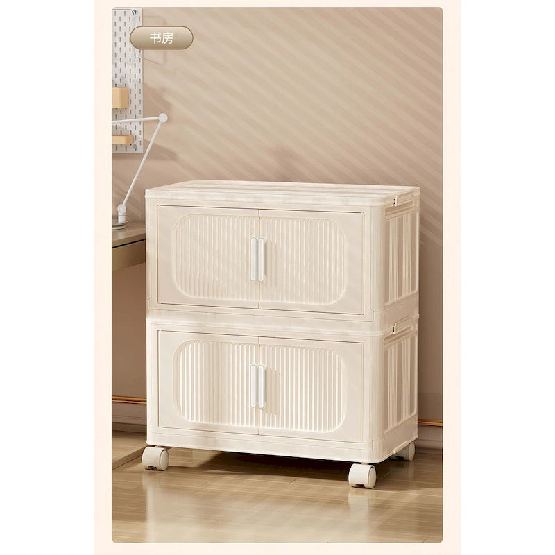 19.69 Side Wide Folding Storage Cabinet