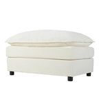 109.45 Chenille Upholstered L-Shaped Modular Sectional Sofa with Double-Layer Cushions, DIY Combination