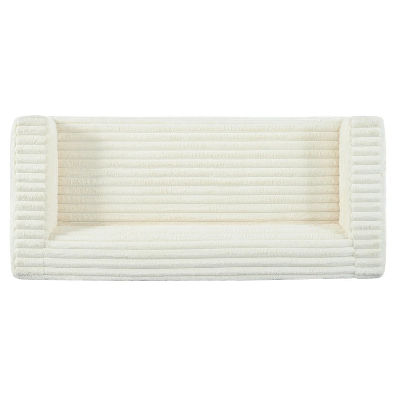 Christopher Knight Home - Jonathan Luxuriously Soft Modern 3-Seat Corduroy Sofa