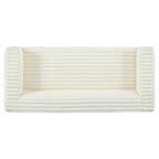 Christopher Knight Home - Jonathan Luxuriously Soft Modern 3-Seat Corduroy Sofa