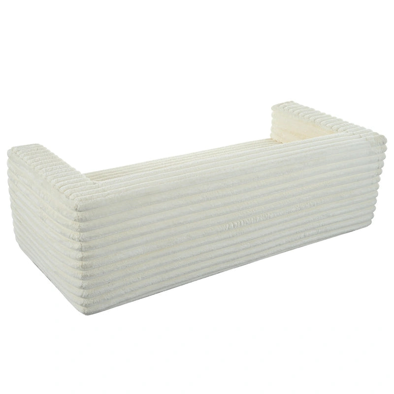 Christopher Knight Home - Jonathan Luxuriously Soft Modern 3-Seat Corduroy Sofa