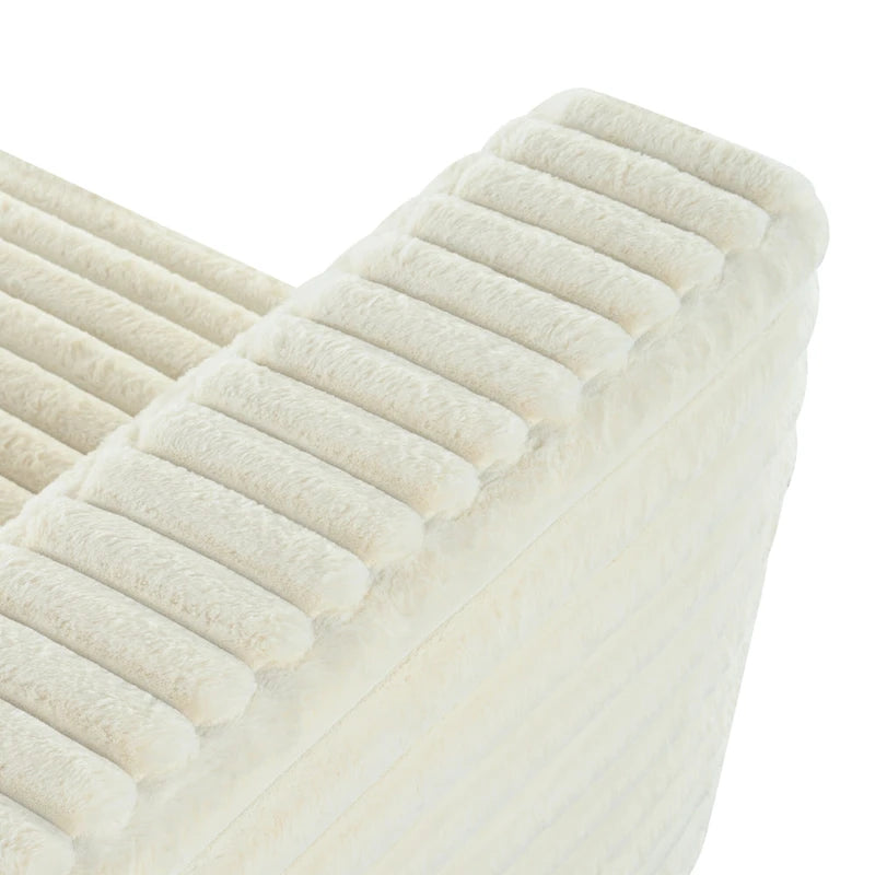 Christopher Knight Home - Jonathan Luxuriously Soft Modern 3-Seat Corduroy Sofa