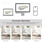 Lalo Modern Corduroy Oversized Sectional Sofa by GDFStudio