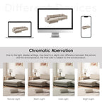 Lalo Modern Corduroy Oversized Sectional Sofa by GDFStudio