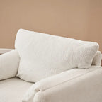 Swivel Accent Chair Single Seater - 360 Rotating Lounge Chair with Chenille Fabric & High-Resilience Cushion