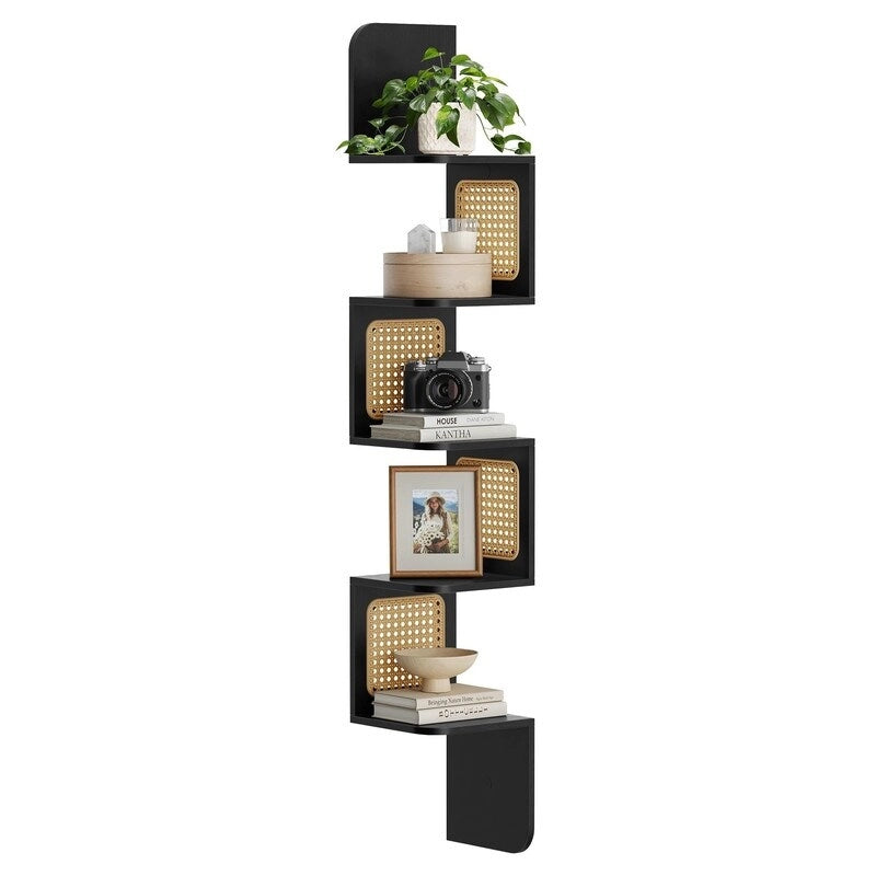 5-Tier Corner Shelf - 7.9D x 7.9W x 49.6H