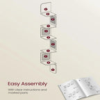 5-Tier Corner Shelf - 7.9D x 7.9W x 49.6H