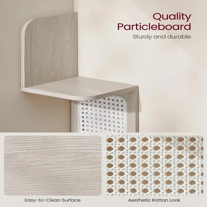 5-Tier Corner Shelf - 7.9D x 7.9W x 49.6H