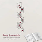 5-Tier Corner Shelf - 7.9D x 7.9W x 49.6H