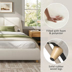 Christopher Knight Home- Mitchell Modern Upholstered Bed Frame