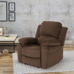 Celestina Bubba Microfiber Gliding Recliner by Christopher Knight Home