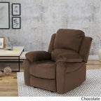 Celestina Bubba Microfiber Gliding Recliner by Christopher Knight Home