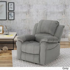 Celestina Bubba Microfiber Gliding Recliner by Christopher Knight Home