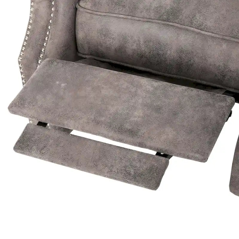 Walder Tufted Microfiber Recliner Club Chair by Christopher Knight Home