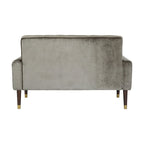 Harnett Tufted Velvet Tapered Leg Loveseat by Christopher Knight Home
