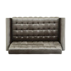 Harnett Tufted Velvet Tapered Leg Loveseat by Christopher Knight Home