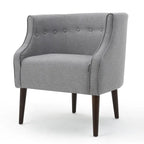 Brandi Button-tufted Fabric Club Chair by Christopher Knight Home - 27.00 W x 28.75 L x 30.50 H