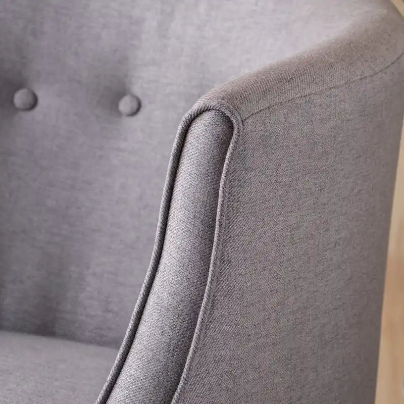 Brandi Button-tufted Fabric Club Chair by Christopher Knight Home - 27.00 W x 28.75 L x 30.50 H
