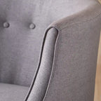 Brandi Button-tufted Fabric Club Chair by Christopher Knight Home - 27.00 W x 28.75 L x 30.50 H