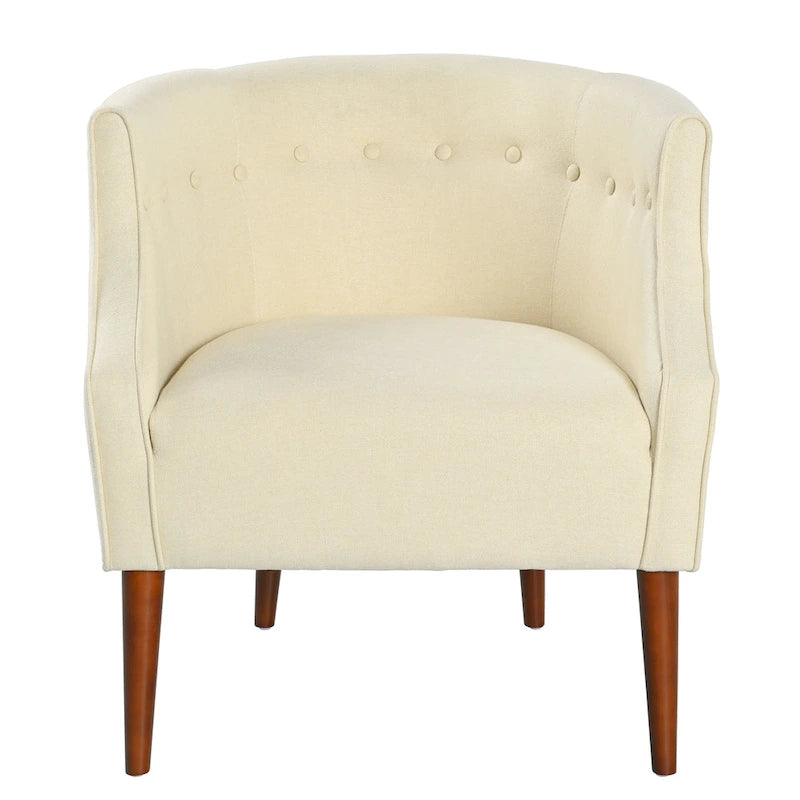 Brandi Button-tufted Fabric Club Chair by Christopher Knight Home - 27.00 W x 28.75 L x 30.50 H