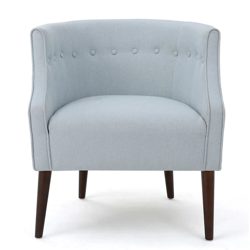 Brandi Button-tufted Fabric Club Chair by Christopher Knight Home - 27.00 W x 28.75 L x 30.50 H