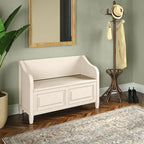 WYNDENHALL Hampshire SOLID WOOD 42 inch Wide Traditional Entryway Storage Bench - 42 W x 18 D x 29.5 H