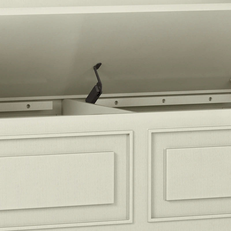 WYNDENHALL Hampshire SOLID WOOD 42 inch Wide Traditional Entryway Storage Bench - 42 W x 18 D x 29.5 H