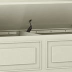 WYNDENHALL Hampshire SOLID WOOD 42 inch Wide Traditional Entryway Storage Bench - 42 W x 18 D x 29.5 H