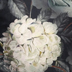 Reigle Traditional Medium Fabric Flower Print Cube Pouf by Christopher Knight Home