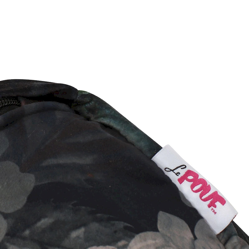 Reigle Traditional Medium Fabric Flower Print Cube Pouf by Christopher Knight Home