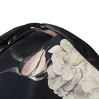 Reigle Traditional Medium Fabric Flower Print Cube Pouf by Christopher Knight Home