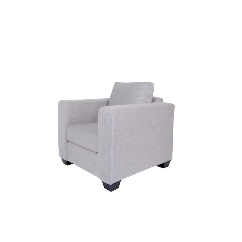 Coast to Coast Sofas Contemporary Sofa Chair Polyester Fabric Solid Wood Frame Upholstered