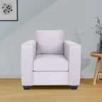 Coast to Coast Sofas Contemporary Sofa Chair Polyester Fabric Solid Wood Frame Upholstered