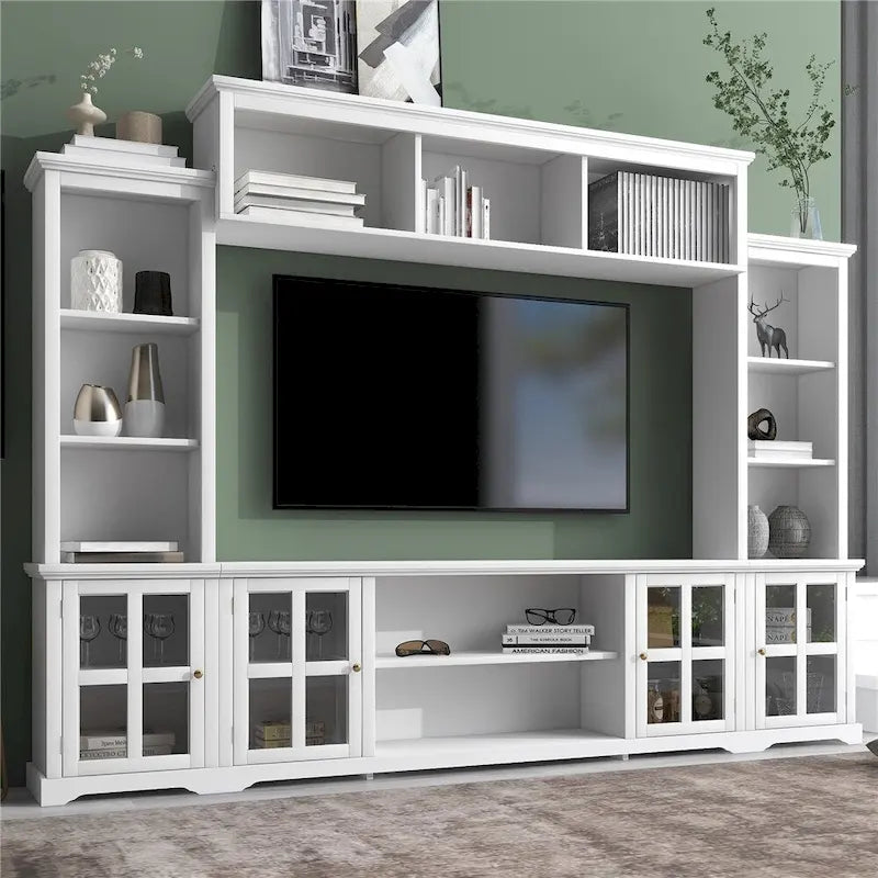 Modern Minimalism Style Entertainment Wall and TV Stand