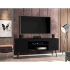 Manhattan Comfort Bradley 63 In. Storage Media Cabinet Console