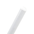 Ervilla Modern Stylish Side Chair with Rattan Back and White Steel Legs for Dining Room & Kitchen, Set of 2