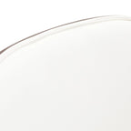 LeisureMod Tule Dining Side Chair with Upholstered Seat and Back