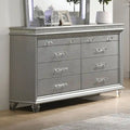 Xian Contemporary 56-inch Wide 8-Drawer Solid Wood Dresser by Furniture of America