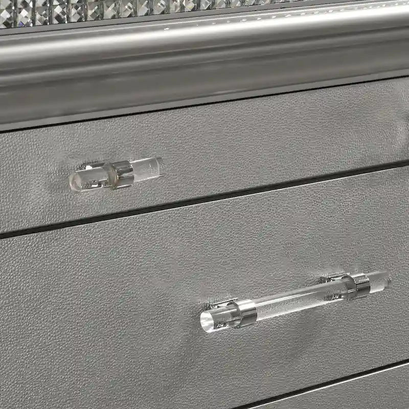 Xian Contemporary 56-inch Wide 8-Drawer Solid Wood Dresser by Furniture of America