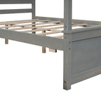 Full Size Wood Canopy Bed with two Drawers