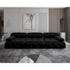 Velvet 3-seater Reversible Modular Sofa