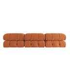 Velvet 3-seater Reversible Modular Sofa