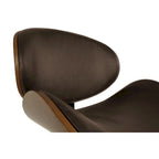 Signature Design by Ashley Harley Modern Adjustable Brown and Black Bar Stool