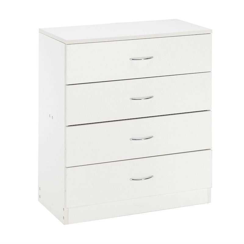 28 Modern Simple 4-Drawer Dresser Black/White
