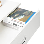 28 Modern Simple 4-Drawer Dresser Black/White