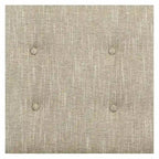 Casual Beige Upholstered Living Room Bench